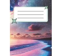 Starlight Sands: Large Format Celestial Notebook for Creative Writing & Reflection