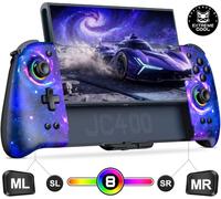 Starlight Switch 2 Controller,Hall Effect Joystick Pro Controller,One Piece Handheld Switch 2 Joy Con Controller Joypad Replacement with RGB/4 Card Slots/Gyro Axis/Turbo/Dual Vibration/Screenshot