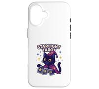 Starlight Tarot Mystic Cat Reading Case for iPhone 16