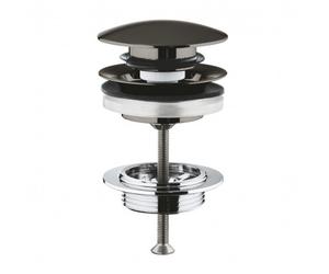 StarLight Waste set with push-open plug, Brushed Hard Graphite (65807AL0)