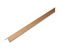 Starline Bathroom Wall Panel Aluminium External Corner Trim Brushed Gold 2.4m