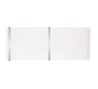 Starline Ceiling Panels White & Chrome 250 x 2600mm - 4 Pack