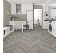 Starline Concord Ash Herringbone Grey SPC Vinyl Flooring 1.56m²