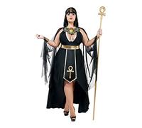 Starline S9025X-5X Empress Divine Egyptian Princess Adult Sized Costumes, Solid, Black/Gold, 5XL