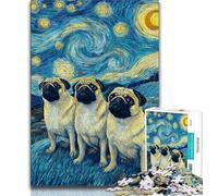 Starlings Under The Night Sky 1000 Piece Jigsaw Puzzle for Adults And Teenagers,Help The Brain Exercise Addictive Toys to Cultivate Patience Suitable for Couples 38x26cm