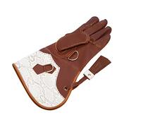 starlingukpk Quality Two Layer Soft Genuine Cow Hide Leather Falconry Gloves/Bird Handling Gloves/Pet Gloves. (X Large)
