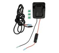 Starlink Battery Adapter for Parkside X20V Team Power Tool Battery with 2M DC Cable, Fuse and Switch
