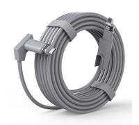 Starlink Cable 50FT Compatible with Starlink Actuated Gen 2, Replacement Cable for Starlink Rectangular Satellite V2 Waterproof with End Caps Gray (50FT/15M)