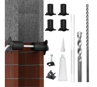 Starlink Cable Routing kit for 5/8 inch Wall Hole,starlink min Cable Installation kit Wall Cable Pass Through Routing Tool Wall Grommets Accessories Special Design for Concrete and Brick Wall (Black)