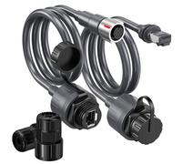 Starlink Ethernet Adapter Performance Gen 3 - 1FT/30CM Waterproof RJ45 Coupler & Ethernet Cable Extension for Performance Gen 3 Dish, Plug-and-Play, High-Speed Data Transmission, Outdoor Use (2 Pack)