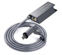 Starlink Ethernet Adapter V2 Gen2,for Starlink Rectangular Satellite Internet Standard Actuated Gen 2 V2 Wired External Network,Starlink to RJ45 Gigabit Ethernet Adapter Internet Kit Satellite