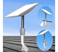 Starlink Gen 2 Mount, 160° Adjustable Starlink Mounting Kit for Wall/Roof/Pole Mounted, Universal J-Pole Bracket Compatible with Starlink V2 TV Antenna and Weather Station