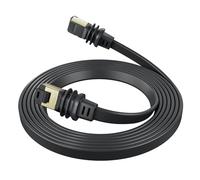 Starlink Gen 3 & Mini Flat Internet Cable, 32.8FT/10m Ethernet Cable High Speed Patch Cord Waterproof for Starlink Slim Cable Shielded for Window Door Black