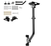 Starlink Gen 3 Mount 360° Adjustable V3 Starlink Wall Mount Starlink Gen 3 Pole Mounting Kit with Starlink Gen 3 Pipe Adapter for the Gen 3 Starlink Internet Kit Satellite, Black