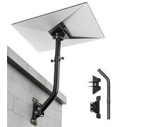 Starlink Gen 3 Mount 360° Adjustable V3 Starlink Wall Mount Starlink Gen3 Pole Mounting Kit with Starlink Gen 3 Pipe Adapter for Gen3 Starlink Internet Kit Satellite