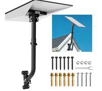 Starlink Gen 3 Mount, Adjustable Starlink Roof/ Wall Mount Kit for V3 Star Link Standard Dish, Stainless Steel, Include Star Link Gen 3 Metal Pipe Adapter