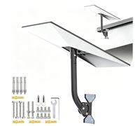 Starlink Gen 3 Mount, Adjustable Wall / Roof Star Link Pole Mounting Metal Kit, 180° Rotatable Weatherproof for Concrete/Wood Walls Compatible with Starlink Standard 4/4X/V3 (GY)