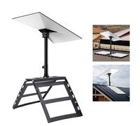 Starlink Gen 3 Mount, Starlink Gen 3 Mount for Roof Ridge, Starlink Mounting Kit Gen 3 with 0-30° Adjustable Starlink Gen 3 Tube Adapter Compatible with Gen 3 Starlink Standard Dish for Roof Mounting