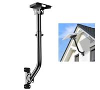 Starlink Gen 3 Mount, Wall & Pole Mount Kit for Starlink Standard 4X/4/V3, Includes Gen 3 Pipe Adapter, 360° Adjustable, Weather-Resistant, Heavy-Duty Carbon Steel, Black