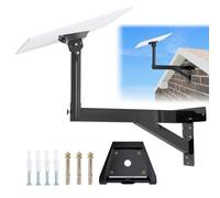 Starlink Gen 3 Mount, Ybervont Starlink Mounting Kit Gen 3, Heavy Duty Starlink Long Wall Mount for Starlink Internet Kit Satellite, Starlink Pole Mount with Starlink Gen 3 Pipe Adapter