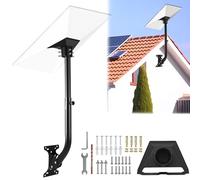 Starlink Gen 3 Mounting Kit, Adjustable Wall Roof Mount with Pipe Adapter for Starlink Gen 3 Satellite Internet, Heavy-Duty Steel Pole Mount Bracket