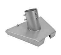 Starlink Gen 3 Pipe Adapter, 410 Stainless Steel Mount for Poles up to 48mm, 360° Rotation Bracket with 500 lbs Load Capacity, Silver