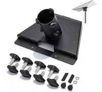 Starlink Gen 3 Pipe Adapter, Starlink Mast Bracket, Starlink V3 Roof Mounting Plate, Compatible with Starlink Standard Antenna, Fits 28-54 mm (1.1-2.1in) Masts