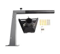 Starlink Gen 3 Pole Mount Adapter Kit with 450mm Round Tube, Aluminum Alloy Pipe Mount for Standard Starlink, Fits 25-53mm Poles, Upgraded 70mm Socket for Secure Outdoor Installation