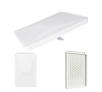 Starlink Gen 3 Protective Cover Case, Shockproof Silicone Protector for Standard Dish - Waterproof, Hail & UV Resistant for Roof and RV (White)