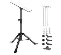 Starlink Gen 3 Tripod Stand, Portable Starlink Gen 3 Mounting Kit with Starlink Gen 3 Pipe Adapter and 60cm-95cm Telescopic Pole, Compatible with Starlink Standard V3 Dish