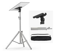 Starlink Gen 3 Tripod Stand, Stainless Steel Mount Supports Gen 3/V4 and Standard Kickstand Dish, Includes Pipe Adapter, Height Adjustable from 2.6 to 4.2Feet, Portable Starlink Accessories