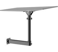 Starlink Gen 3 Wall Mount, Adjustable Tlit 160 Degree for Better Signal, Burbifro Starlink Mounting Kit,Compatible with Starlink Gen 3 Standard Dish (Long-Black)