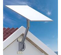 Starlink Gen 3 Wall Mount Kit Adjustable Include Mast Adapter Tilted 20°, Stainless Steel Angled Mast | Compatible with Starlink Standard Dish