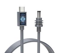 Starlink Mini Cable, USB-C to DC Power Cable 10FT/3M, Works with 100W USB-C PD Power Bank/Charger/Power Station, Weather-Sealed Connector, Plug & Play for Starlink Mini Portable Internet