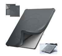 Starlink Mini Case Rugged Silicone Protective Cover Hexagonal Heat Dissipation Vents Heavy Duty Starlink Mini Accessories 4X Shock-Absorbing Reinforced Armor Corners All-Weather Dustproof (Grey)