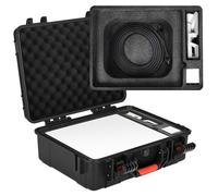 Starlink Mini Dish Kit Travel Case - Precision Cut Foam, Compatible with Starlink Mini, Kickstand, Pipe Adapter, Power Supply, Cable, Ethernet Cables