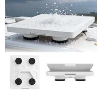 Starlink Mini Magnetic Flat Mount Kit,with High-Strength ABS Cover Case Offering 360° Protection to Starlink Mini, Waterproof, Shockproof, Signal-Safe, to Shield from Rocks, Sand and Hail (White)