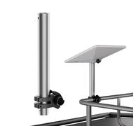 Starlink Mini Mount, RV Roof Rack Mount Kit for Starlink Mini Compatible with New Version Pipe Adapter for Horizontal Pole Mounting on Car, RV Ladder, Yacht Rack
