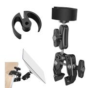 Starlink Mini Pole Clamp Mount - Fully Adjustable for Ultimate Signal Reception - Durable All-Metal Design Compatible with RVs, Yachts, and More