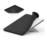 Starlink Mini Protective Cover Case for Starlink Mini Accessories Dish Antenna Liquid Silicone Protector Waterproof for Outdoor Travel Camping Portable All-Round Protection Black