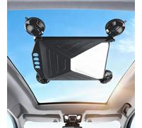 Starlink Mini Protective Cover Case, Silicone for Starlink Satellite Dish | Carmount for Starlink Mini with Carrying Handle&Suction Cups, Waterproof&Scratch-Resistant (Black)