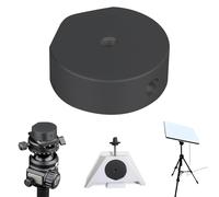 Starlink Mini Tripod Adapter, Aluminium Alloy Starlink Mini Tripod Installation Adapter Compatible with Star Link Mini 1/4"-20 Threaded Fit Inside The Pipe Adapter (Black)
