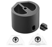 Starlink Mini Tripod Adapter Fits 2026-2024 Mini Pipe Mount, CNC Aluminum | 1/4''-20 & 3/8"-16 Thread, Starlink Mini Accessories for Quick Release Plates, Tripods, Clamps, Ram and Ball Mounts