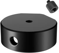 Starlink Mini Tripod Adapter for 2024 Starlink Mini Original Pipe Adapter, Aluminum Alloy Starlink Mini(V4) Accessories, Starlink Mini Mounting Kit(1/4''-20 Male to 3/8''-16 Female Screw)