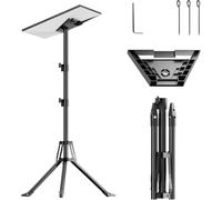 Starlink Mini Tripod, Height Adjustable Starlink Mini Stand with Adapter, Windproof & Portable Starlink Tripod Mount with Ground Nail, Starlink Stand for Outdoor Travel Hiking