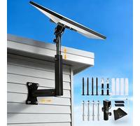 Starlink Mount, Adjustable Starlink Wall Mount Gen 3 with Telescoping Support Arm, Rustproof, Weatherproof for Concrete/Wood Walls, Easy Installation for Starlink Standard 4/4X/Gen 3