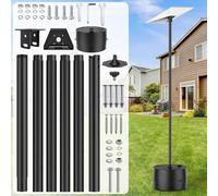 Starlink Mount for Gen3 Standard 4X/4,7.9FT Starlink Ground Gen3 Pole Mount | Steel Heavy Duty Starlink Gen 3 Mount with Pipe Adapter,Starlink Mounting Kit for Gen3 Standard 4X/4/V3 Backyard Outdoors Kit