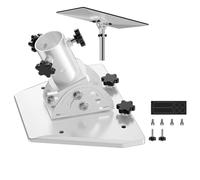Starlink Pipe Adapter for Standard 4,4X,Enterprise Dish, 160° Tilt | Fits Gen 3/Gen 4/Standard 4/4x/V3 Kit, Max 1.38" (35mm) Poles, Heavy-Duty Metal, Easy Installation, White