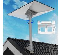 Starlink Roof Mount for Standard 4/4X/Gen 3, 360°Adjustable Wall/Roof Mounting Kit with 2-in-1 Router Mount Compatible with Starlink Standard Gen 3/V3