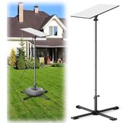 Starlink Tripod Mount Gen 3, Starlink Gen 3 Tripod Mount with Pipe Adapter, Adjustable Height (Max 47'') and Tilt Angle, 4 Legs Foldable Tripod Stand for Starlink Gen 3 Standard and Enterprise Dishes